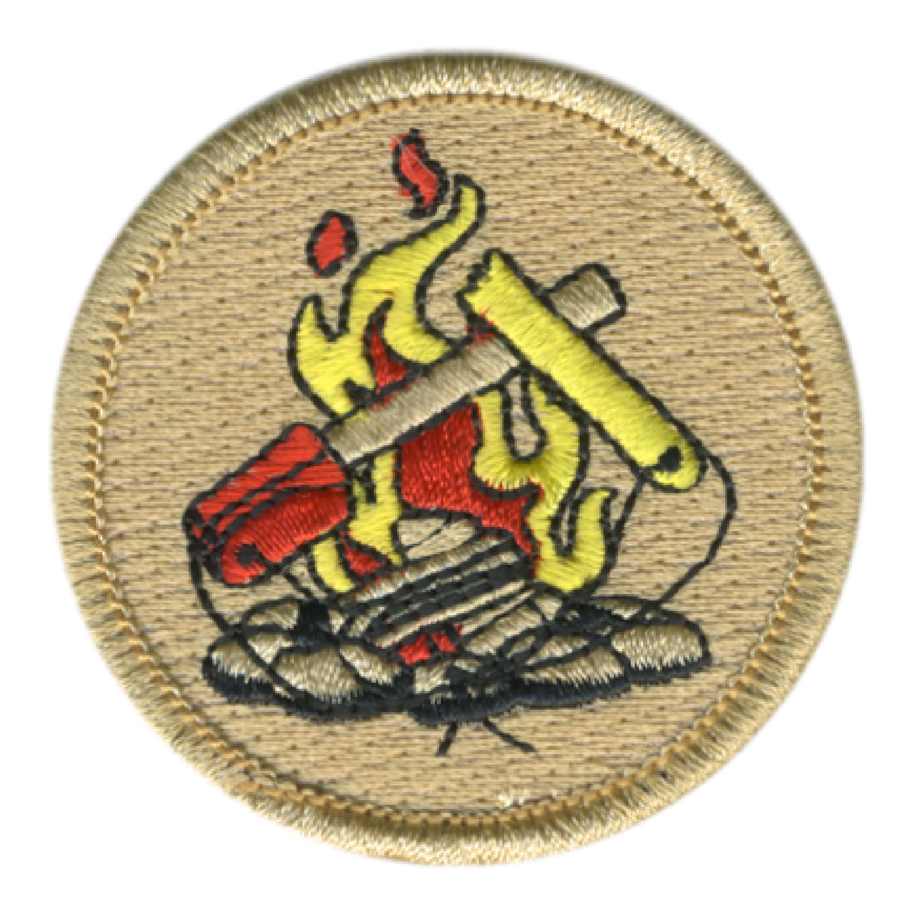 Flint and Patrol Patch Steel Campfire