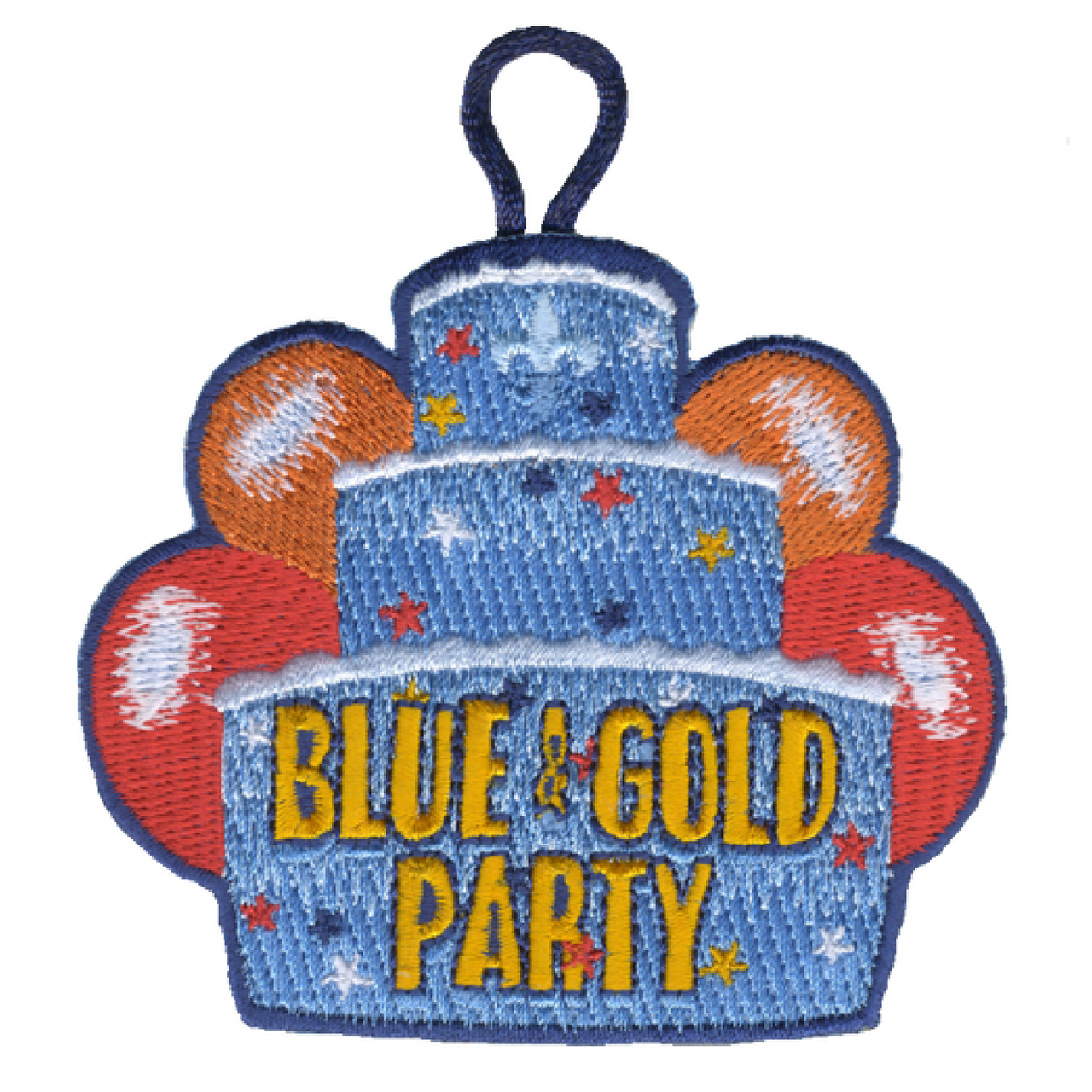 Blue and Gold Party Activity Patch