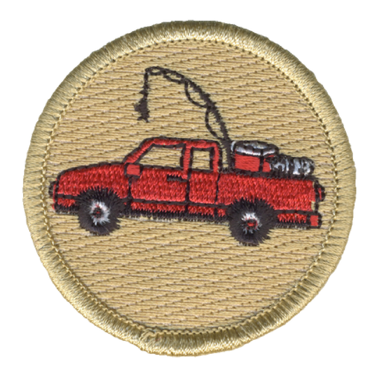 Pickup Truck with Camping Gear Patrol Patch