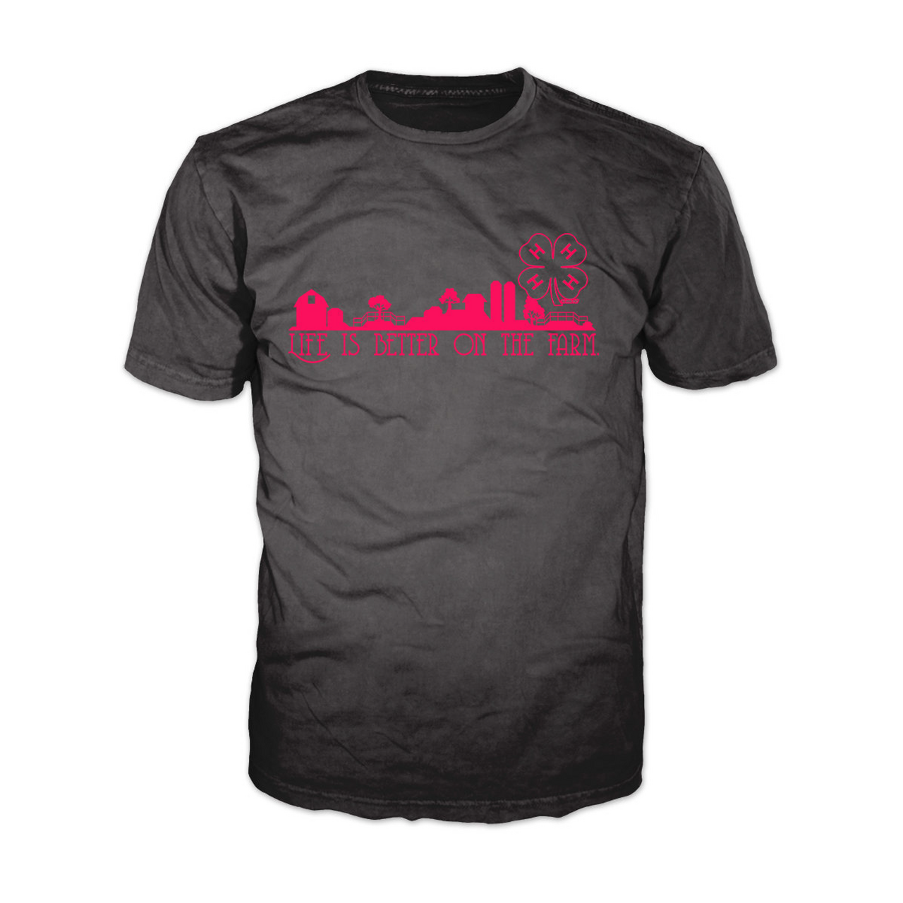 4-H Graphic Tee - Life is Better on a Farm