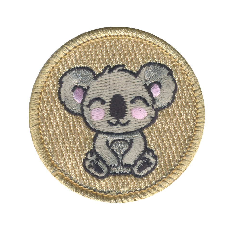 Rosy Cheek Koala Patrol Patch – Embroidered Scout Uniform Patch – 2 in ...