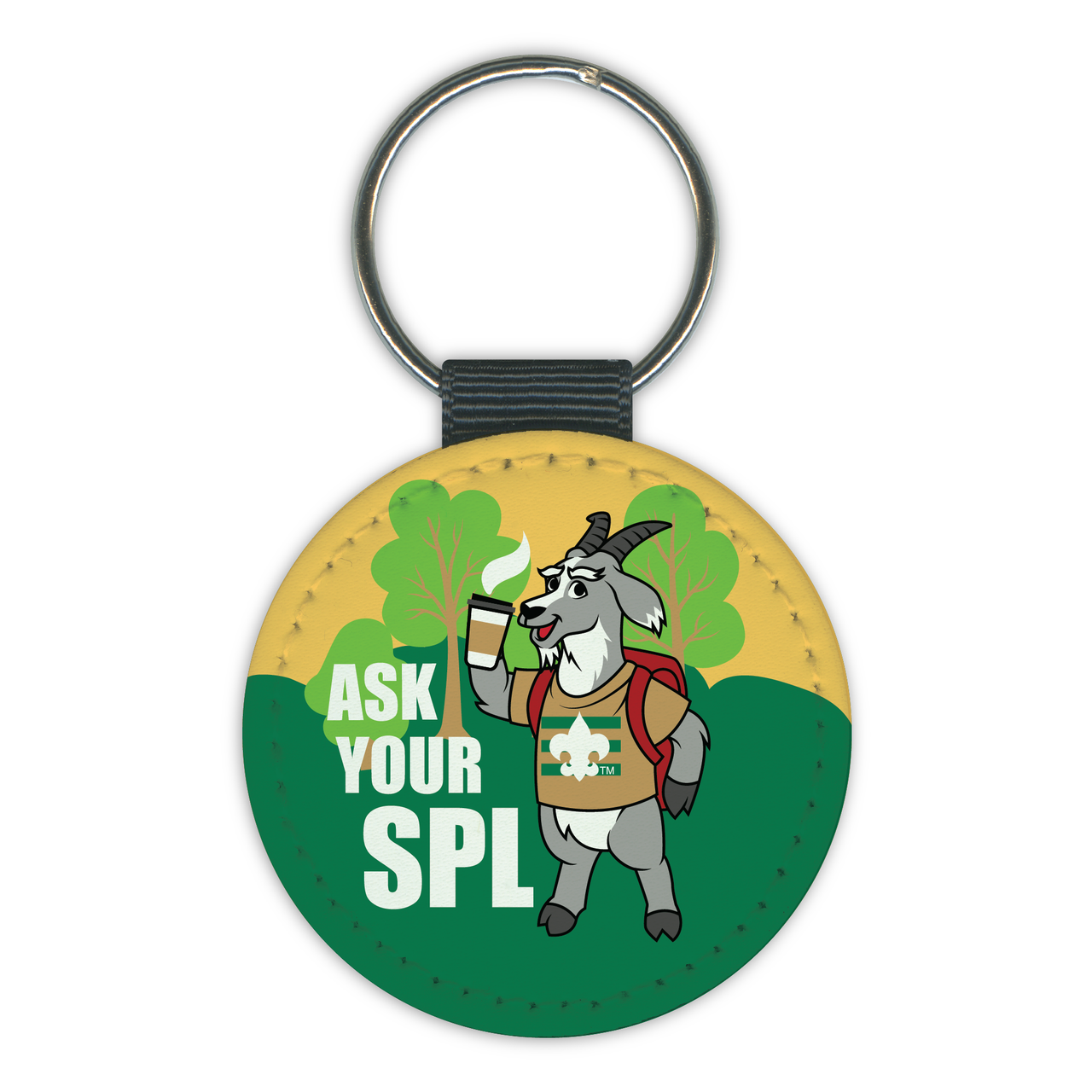Scouting America Key Chain Ask Your SPL Goat - Main Image