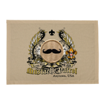 Scout Mustache Patrol Patch Flag with Colored Wings and Scouting America logo