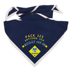Pack Neckerchief with Cub Scout Logo and Scout Me In Logo