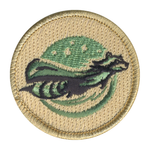 Soaring Raccoon Patrol Patch - embroidered 2 in round
