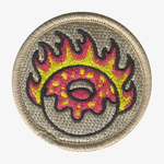 Blazing Donuts Patrol Patch - embroidered 2 in round