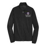 Active Soft Shell Jacket with Scouting America Corporate Logo - Black