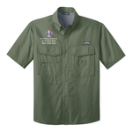 Scouts Short Sleeve Fishing Shirt with Scouting America Corporate Logo [Seagrass Green]