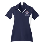 Color Block Ladies Wicking Polo with Scouting Corporate Logo