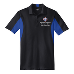 Color Block Wicking Polo with Scouting America Logo