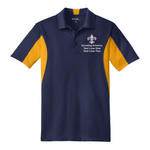 Color Block Wicking Polo with Scouting America Logo