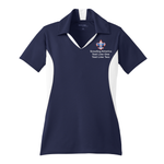 Color Block Ladies Wicking Polo with Scouting America Logo