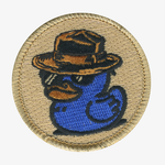 Undercover Ducky Patrol Patch - embroidered 2 in round by ClassB