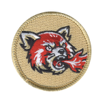 Blazing Red Panda Patrol Patch - embroidered 2 in round by ClassB