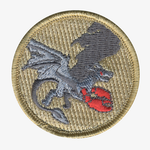 Crab Dragon Patrol Patch - embroidered 2 in round by ClassB