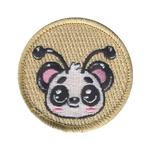 Super Ant Panda Patrol Patch - embroidered 2 in round by ClassB