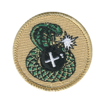 Exploding Cobras Patrol Patch - embroidered 2 in round by ClassB