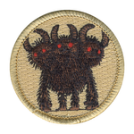 Monkey Man Patrol Patch - embroidered 2 in round by ClassB
