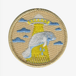UFO Manatee Patrol Patch - embroidered 2 in round by ClassB