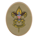 Jumbo First Class Rank 6" Tall Oval Embroidered Patch by ClassB