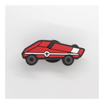 Pinewood Derby Red Racer Shoe Charm