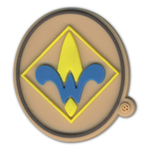 Cub Scout Shoe Charm - Oval Webelos Insignia