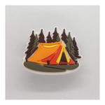 Camping Tent Shoe Charm