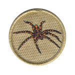 Wolf Spider Patrol Path - embroidered 2 in round