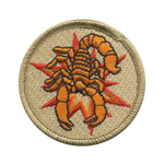 Scorpion Blast Patrol Patch - embroidered 2 in round