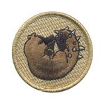 Platinum Platypus Patrol Patch - embroidered 2 in round