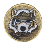 Wolf Trooper Patrol Patch - embroidered 2 in round