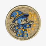 Wizard Monkey Patrol Patch -  embroidered 2 in round
