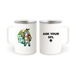 Ask your Senior Patrol Leader Goat design 11oz Thermo Mug with Scouts Scouting America FDL - both sides