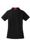 Back of Shirt - Ladies Color Block Wicking Polo with Embroidered Design