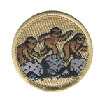 Rock Hoppin Sloths Patrol Patch - embroidered 2 in round