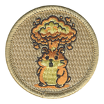 Mind Blown Hamsters Patrol Patch - embroidered 2 in round