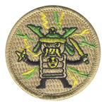 Radioactive Biscuit Ninja Patrol Patch - embroidered 2 in round