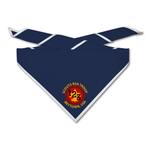 Scout Troop Neckerchief - Hand Stitched Troop on Dark Neckerchief