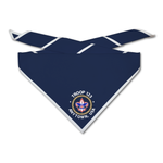 Scout Troop Neckerchief - The Ring of Scouting Troop on Dark Neckerchief