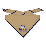 Cub Scout Pack Neckerchief with Cub Scout Pack Fins and Grins Design on light neckerchief