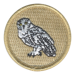 Snow Owl Patrol Patch - embroidered 2 in round