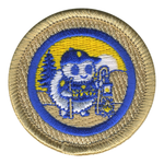 Hiking Bug Patrol Patch - embroidered 2 in round