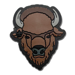 Wood Badge Critter Shoe Charm - Buffalo