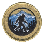 Mountain Big Foot Patrol Patch - embroidered 2 in round