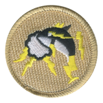 Lightning Orca Patrol Patch - embroidered 2 in round