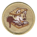 Marshmallow Dog Patrol Patch - embroidered 2 in round