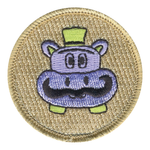 Proper Purple Patrol Patch - embroidered 2 in round