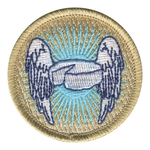 Angelic Cheese Patrol Patch - embroidered 2 in round