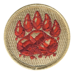 Ruby Bear Paw Patrol Patch - embroidered 2 in round