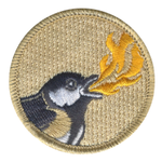 Fire Breathing Bird Patrol Patch - embroidered 2 in round